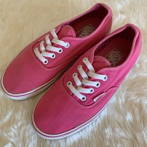 USED Vans Canvas Low Top Sneakers